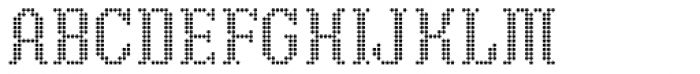 Knitmap Dotted Font UPPERCASE