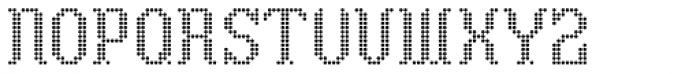 Knitmap Dotted Font UPPERCASE