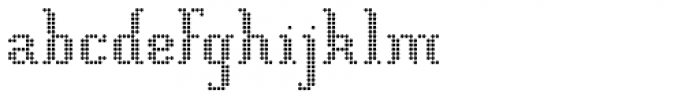 Knitmap Dotted Font LOWERCASE