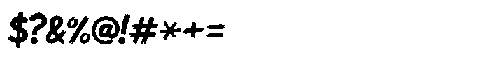 Knockwork Black Font OTHER CHARS