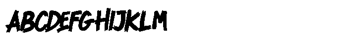 Knockwork Black Font UPPERCASE