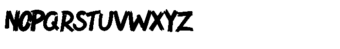 Knockwork Black Font UPPERCASE