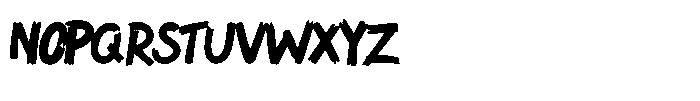 Knockwork Black Font LOWERCASE