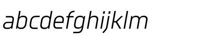 Knul Regular Italic Font LOWERCASE