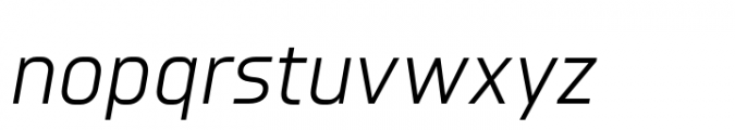 Knul Regular Italic Font LOWERCASE