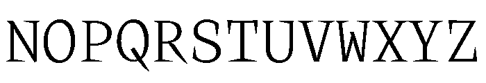KnifMono Font UPPERCASE