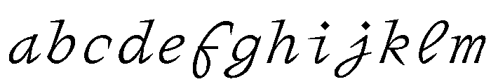 KnifMonoLimited Italic FONT