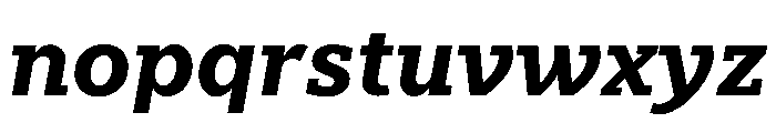 Knile BoldItalic Font LOWERCASE