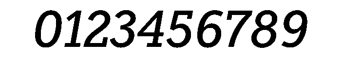 Knile MediumItalic Font OTHER CHARS