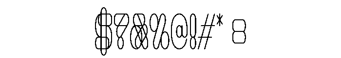 Knochen Compressed Font OTHER CHARS