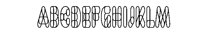 Knochen Compressed Font UPPERCASE