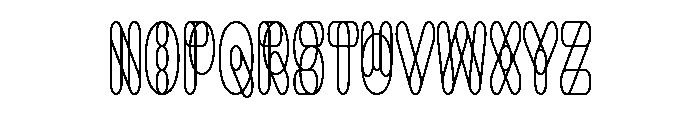 Knochen Compressed Font UPPERCASE