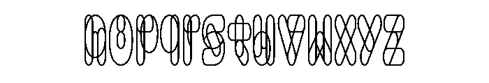 Knochen Compressed Font LOWERCASE