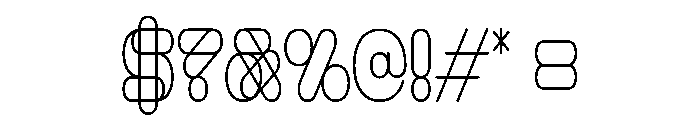 Knochen Condensed Font OTHER CHARS