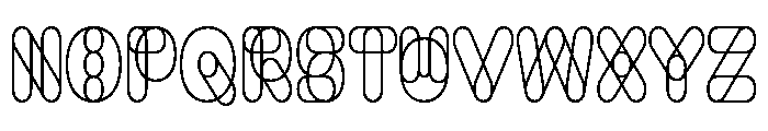 Knochen Condensed Font UPPERCASE