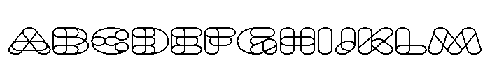 Knochen Extended Font UPPERCASE