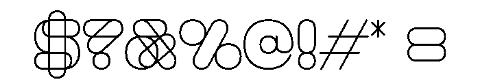 Knochen Normal Font OTHER CHARS