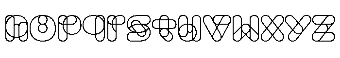 Knochen Normal Font LOWERCASE