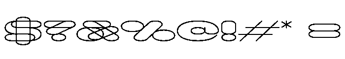 Knochen Wide Font OTHER CHARS