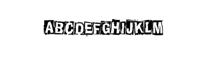Knucklehead Boxed Font UPPERCASE
