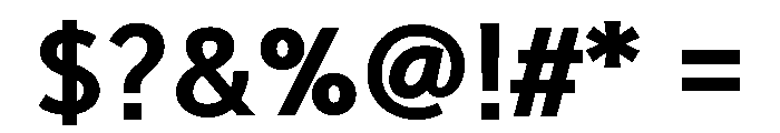 Koddiud Ongothic Extra Bold Font OTHER CHARS