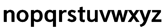 Koddiud Ongothic Extra Bold Font LOWERCASE