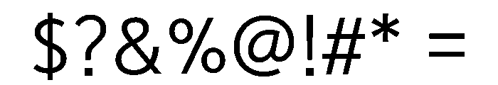 Koddiud Ongothic Regular Font OTHER CHARS