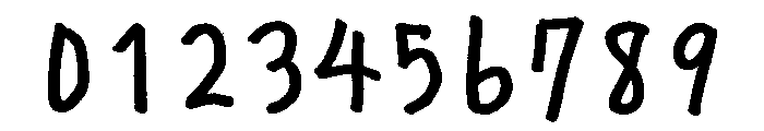 Kodomonoji Regular Font OTHER CHARS
