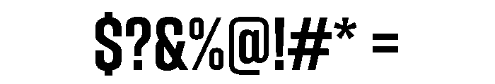 Komu New Bold Font OTHER CHARS