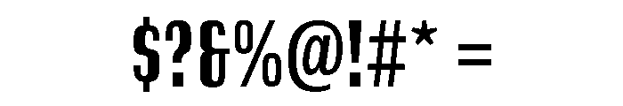 Komu New Medium Font OTHER CHARS