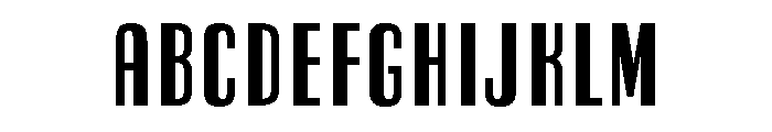 Komu New Medium Font UPPERCASE