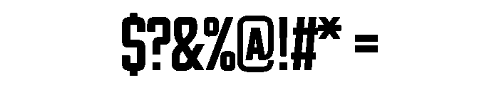 Komu New Regular Font OTHER CHARS