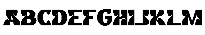 KOVA-Regular Font UPPERCASE