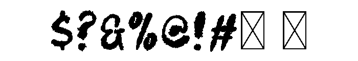 Kobul Regular Font OTHER CHARS