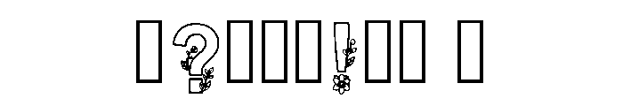 Koby Regular Font OTHER CHARS