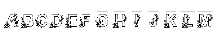 Koby Regular Font UPPERCASE