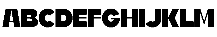 Koera Black Font UPPERCASE