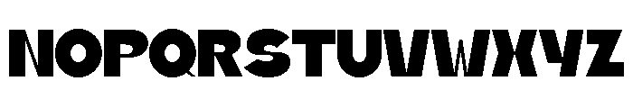 Koera Black Font UPPERCASE