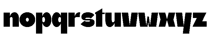 Koera Black Font LOWERCASE