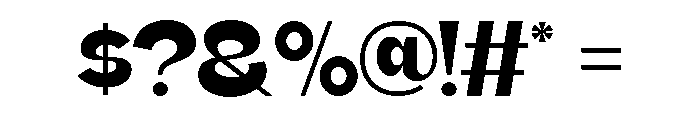 Koera Bold Font OTHER CHARS