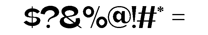 Koera Medium Font OTHER CHARS