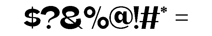 Koera Semi Bold Font OTHER CHARS