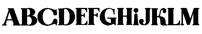 Koffeira Font UPPERCASE