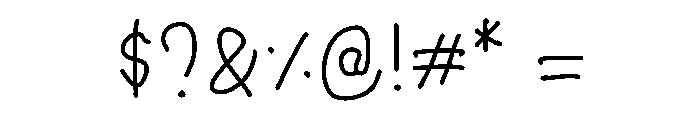 Koi FLo Font OTHER CHARS