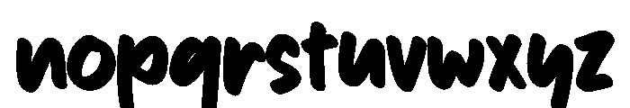 Koliyo Font LOWERCASE