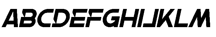 Kolora Italic Font UPPERCASE