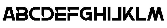 Kolora Font UPPERCASE