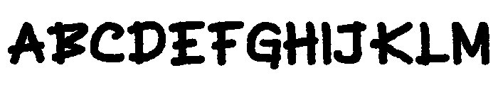 Kolumba Regular Font UPPERCASE