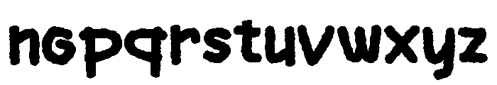 Kolumba Regular Font LOWERCASE
