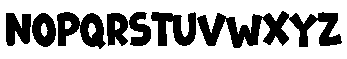 Komica Bold Font UPPERCASE